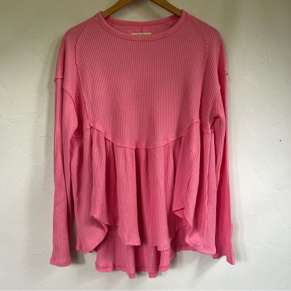 Free People Bubblegum Tunic Sweater Small